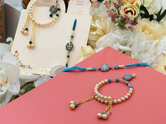 Bhai & Bhabhi Rakhi Set