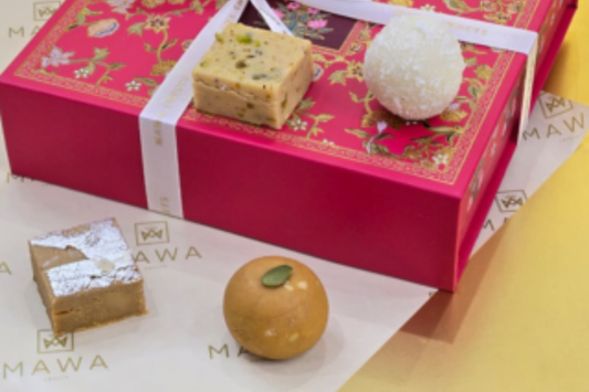 Box of 16 – 4 Varieties Mithai