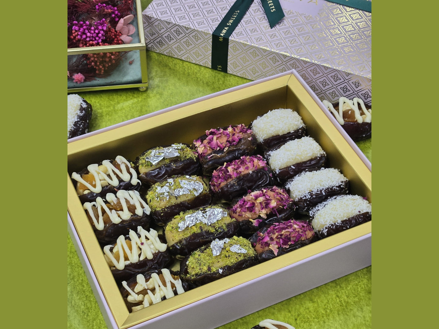 12-Piece Gourmet Stuffed Dates Collection